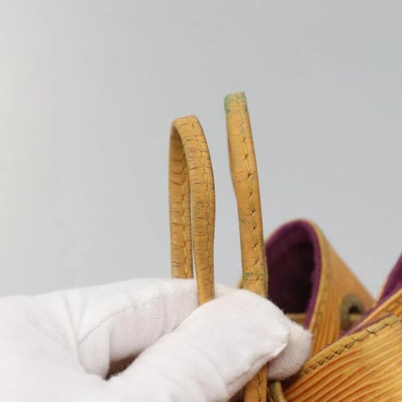 LOUIS VUITTON Epi Petit Noe Shoulder Bag Yellow M44109 LV Auth 131902 - Picture 4 of 14